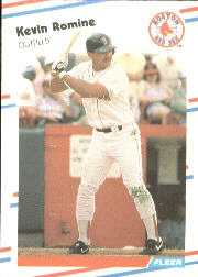 1988 Fleer Baseball Cards      363     Kevin Romine
